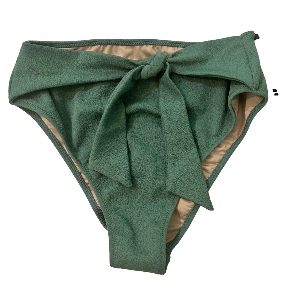 NWT Shade & Shore Tie Front High Waisted Bikini Bottoms